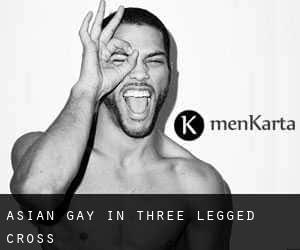 Asian Gay in Three Legged Cross